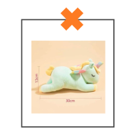 Unicorn knuffel mint